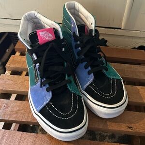 Multi-color Women’s Vans High Tops Size 8.5